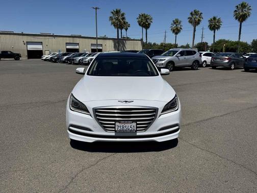 Casablanca White 2016 Hyundai Genesis 3.8