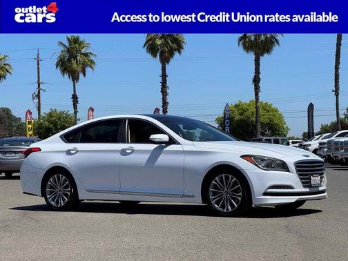 Casablanca White 2016 Hyundai Genesis 3.8
