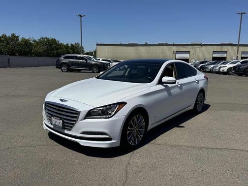 Casablanca White 2016 Hyundai Genesis 3.8