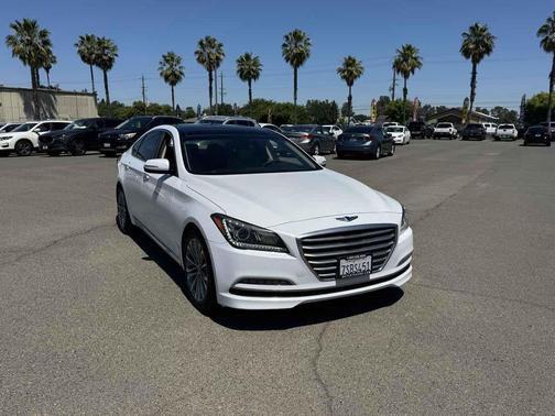 Casablanca White 2016 Hyundai Genesis 3.8