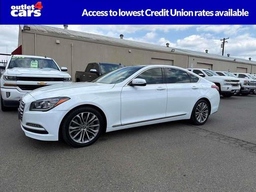 Casablanca White 2016 Hyundai Genesis 3.8
