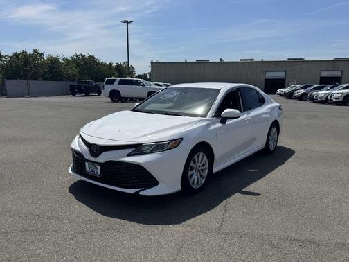 Super White 2019 Toyota Camry LE