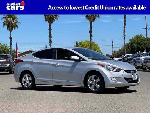 Radiant Silver Metallic 2012 Hyundai ELANTRA GLS