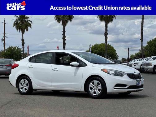 Clear White 2016 Kia Forte LX