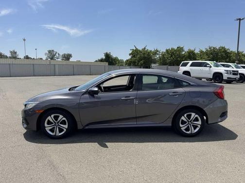 Modern Steel Metallic 2017 Honda Civic LX