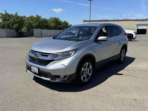 Lunar Silver Metallic 2017 Honda CR-V EX-L