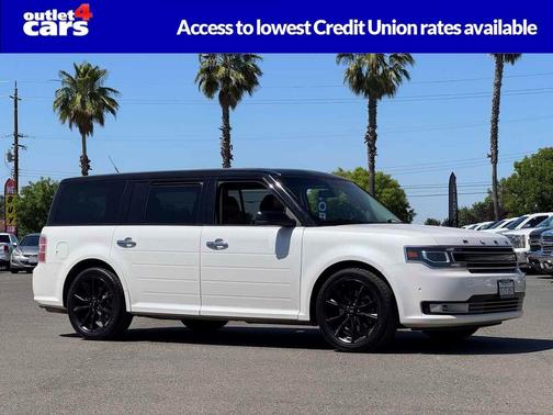White Platinum Metallic Tri-Coat 2016 Ford Flex Limited