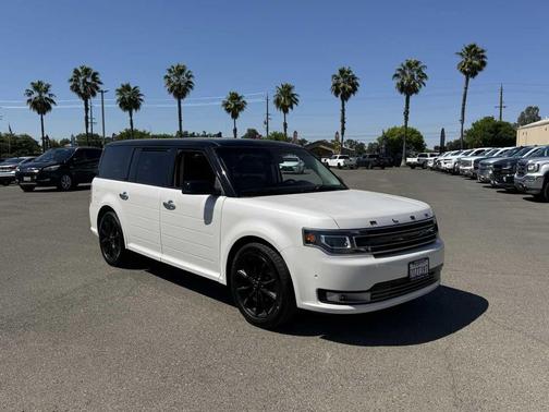 White Platinum Metallic Tri-Coat 2016 Ford Flex Limited