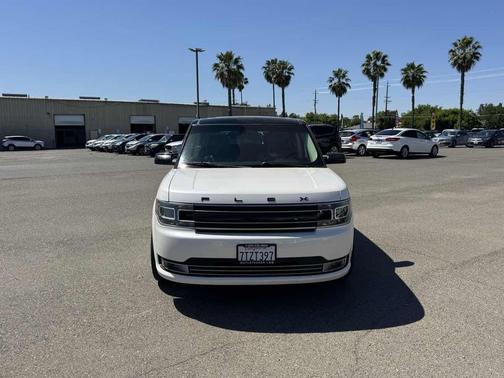 White Platinum Metallic Tri-Coat 2016 Ford Flex Limited