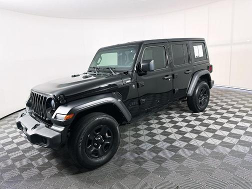 Black Clearcoat 2023 Jeep Wrangler Sport