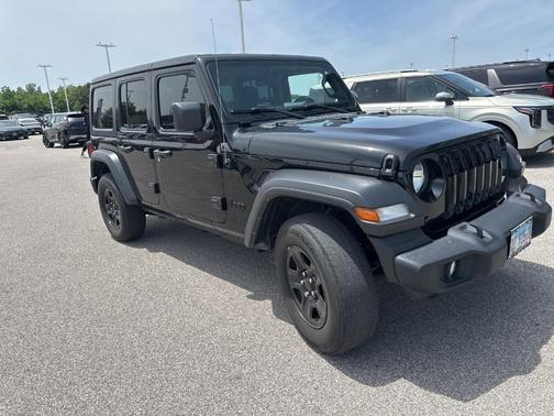 Black Clearcoat 2023 Jeep Wrangler Sport