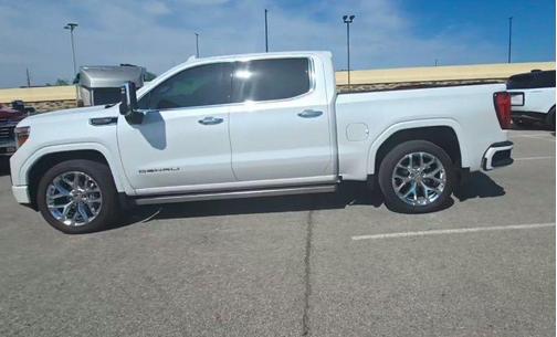 White Frost Tri-Coat 2020 GMC Sierra 1500 Denali