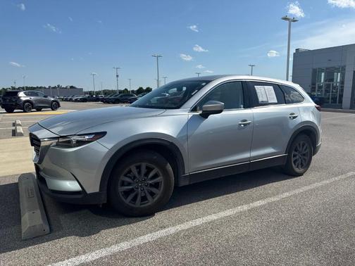 Sonic Silver Metallic 2021 Mazda CX-9 Touring
