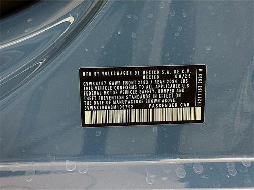2025 Volkswagen Jetta 1.5T S