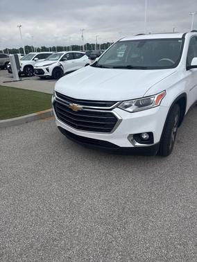 Summit White 2021 Chevrolet Traverse LT Leather