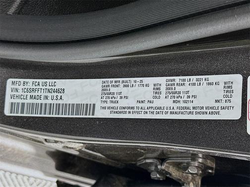 2026 RAM 1500 Big Horn/Lone Star