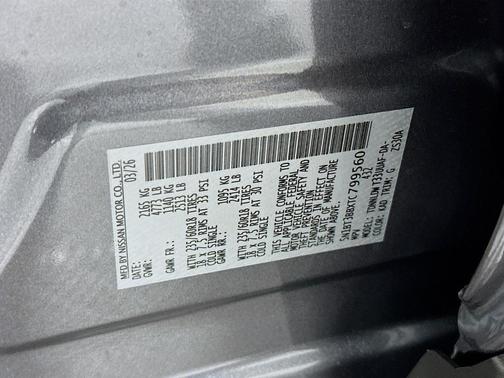 Gun Metallic 2026 Nissan Rogue SV