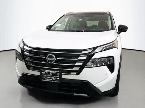 White / Black 2026 Nissan Rogue Platinum