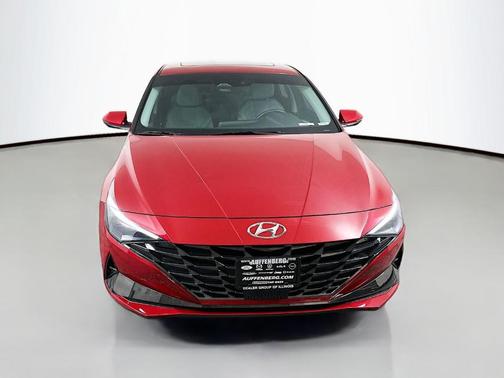 Scarlet Red Pearl 2023 Hyundai ELANTRA HEV Limited