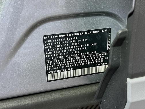 2026 Volkswagen Tiguan 2.0T S