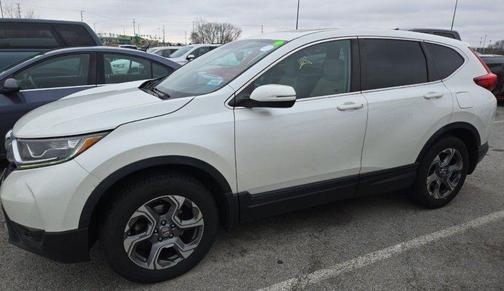 White Diamond Pearl 2017 Honda CR-V EX-L