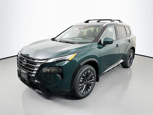 Obsidian Green 2026 Nissan Rogue Platinum
