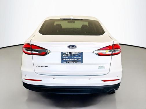 White Platinum Clearcoat Metallic 2020 Ford Fusion SEL