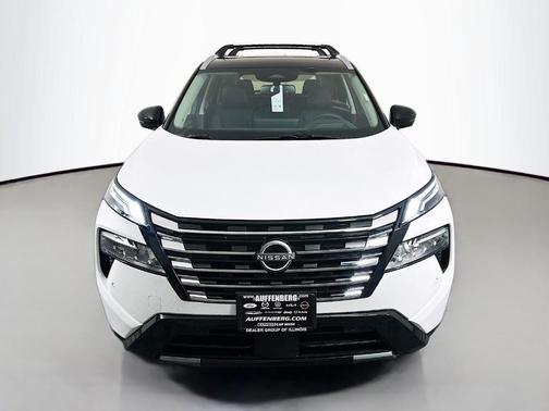 White / Black 2026 Nissan Rogue Platinum