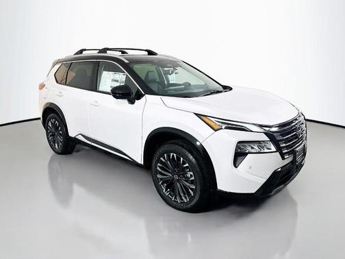 White / Black 2026 Nissan Rogue Platinum