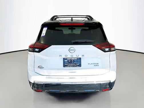 White / Black 2026 Nissan Rogue Platinum