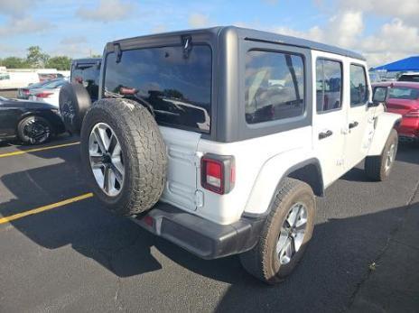 Bright White Clearcoat 2020 Jeep Wrangler Unlimited Sahara