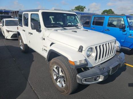 Bright White Clearcoat 2020 Jeep Wrangler Unlimited Sahara