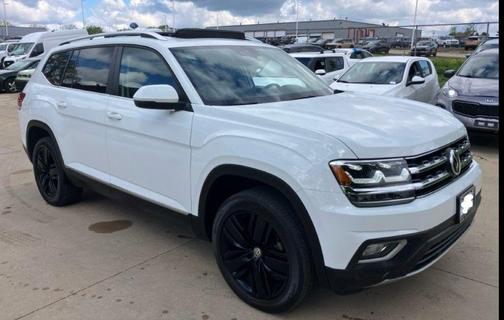 Pure White 2019 Volkswagen Atlas 3.6L SEL