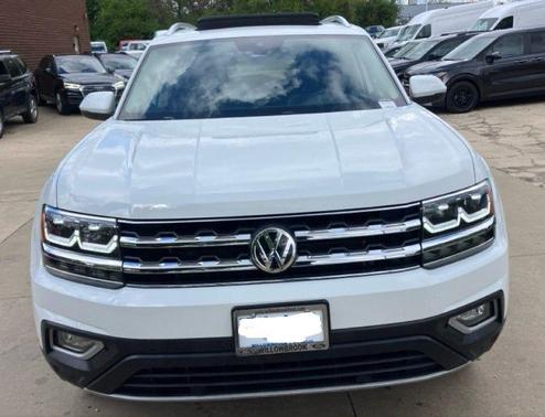 Pure White 2019 Volkswagen Atlas 3.6L SEL