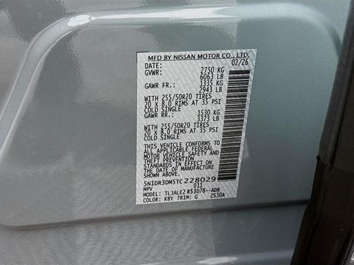 2026 Nissan Pathfinder Platinum