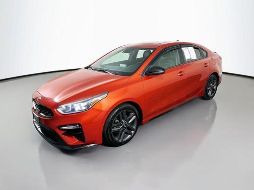 Fire Orange 2021 Kia Forte GT-Line