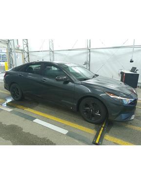 Portofino Gray 2021 Hyundai ELANTRA SEL