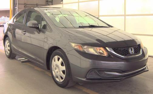 Gray 2013 Honda Civic LX