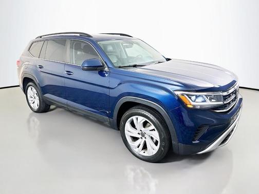 Tourmaline Blue Metallic 2022 Volkswagen Atlas 3.6L SE w/Technology