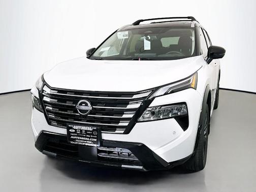 White / Black 2026 Nissan Rogue Platinum