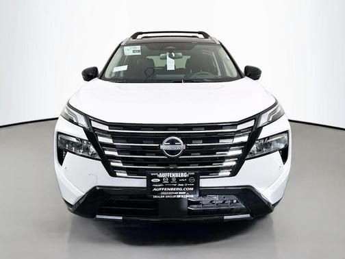 White / Black 2026 Nissan Rogue Platinum