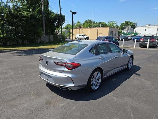 Silver 2021 Acura TLX Technology