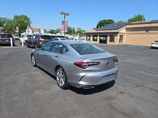 Silver 2021 Acura TLX Technology