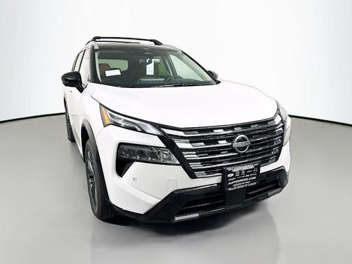 White / Black 2026 Nissan Rogue Platinum