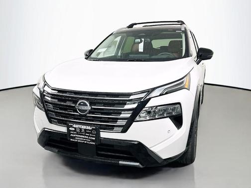 White / Black 2026 Nissan Rogue Platinum
