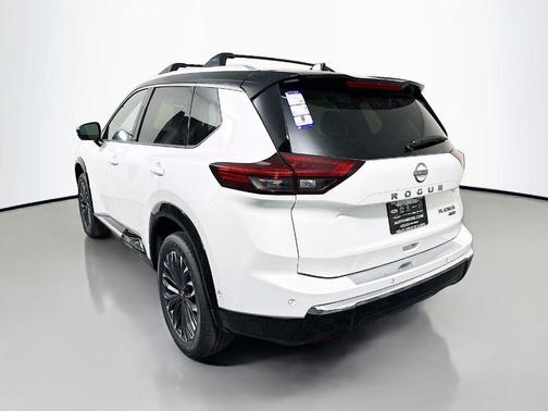 White / Black 2026 Nissan Rogue Platinum