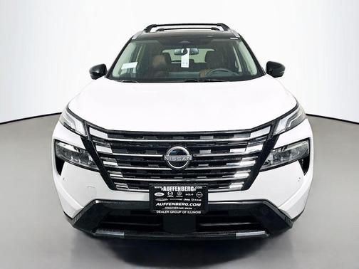 White / Black 2026 Nissan Rogue Platinum