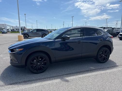 Deep Crystal Blue Mica 2022 Mazda CX-30 2.5 Turbo Premium Plus Package