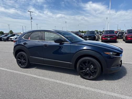 Deep Crystal Blue Mica 2022 Mazda CX-30 2.5 Turbo Premium Plus Package