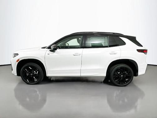 Opal White W/Deep Black Roof 2026 Volkswagen Tiguan 2.0T SE R-Line Black